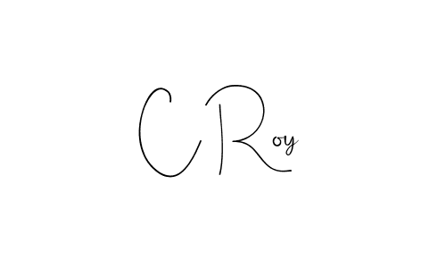 The best way (Andilay-7BmLP) to make a short signature is to pick only two or three words in your name. The name C Roy include a total of six letters. For converting this name. C Roy signature style 4 images and pictures png