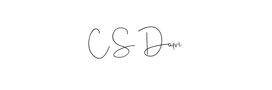Design your own signature with our free online signature maker. With this signature software, you can create a handwritten (Andilay-7BmLP) signature for name C S Dalvi. C S Dalvi signature style 4 images and pictures png