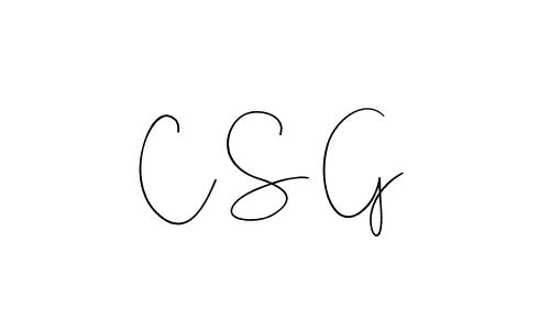 The best way (Andilay-7BmLP) to make a short signature is to pick only two or three words in your name. The name C S G include a total of six letters. For converting this name. C S G signature style 4 images and pictures png