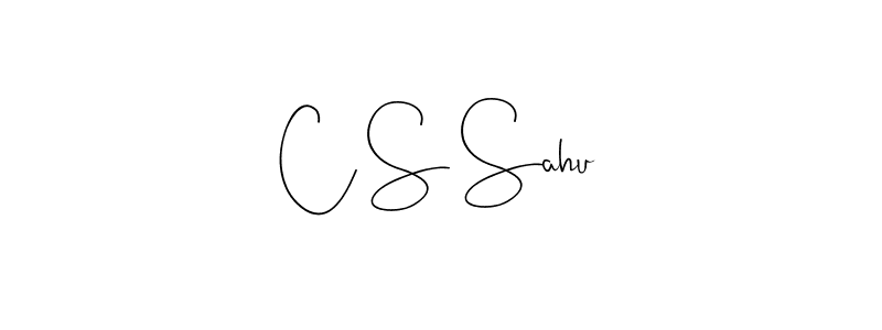 C S Sahu stylish signature style. Best Handwritten Sign (Andilay-7BmLP) for my name. Handwritten Signature Collection Ideas for my name C S Sahu. C S Sahu signature style 4 images and pictures png