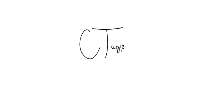Also we have C Tagle name is the best signature style. Create professional handwritten signature collection using Andilay-7BmLP autograph style. C Tagle signature style 4 images and pictures png