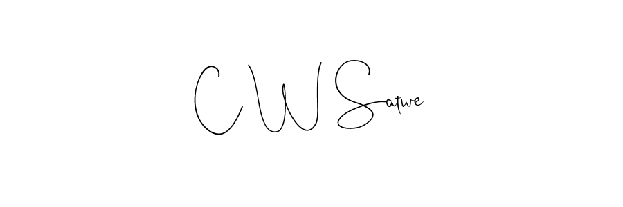 This is the best signature style for the C W Satwe name. Also you like these signature font (Andilay-7BmLP). Mix name signature. C W Satwe signature style 4 images and pictures png