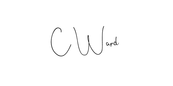 Use a signature maker to create a handwritten signature online. With this signature software, you can design (Andilay-7BmLP) your own signature for name C Ward. C Ward signature style 4 images and pictures png