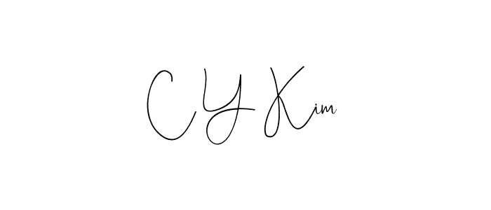 Make a beautiful signature design for name C Y Kim. Use this online signature maker to create a handwritten signature for free. C Y Kim signature style 4 images and pictures png