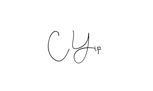 if you are searching for the best signature style for your name C Yip. so please give up your signature search. here we have designed multiple signature styles  using Andilay-7BmLP. C Yip signature style 4 images and pictures png
