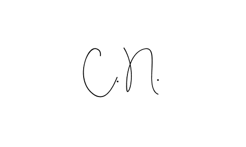 How to make C. N. signature? Andilay-7BmLP is a professional autograph style. Create handwritten signature for C. N. name. C. N. signature style 4 images and pictures png