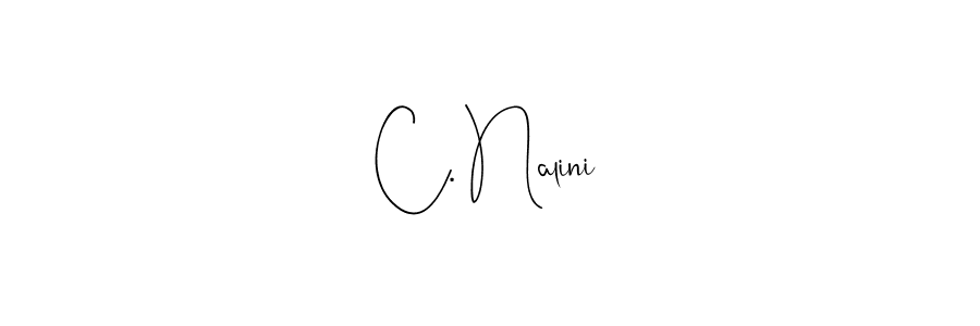 Make a beautiful signature design for name C. Nalini. Use this online signature maker to create a handwritten signature for free. C. Nalini signature style 4 images and pictures png