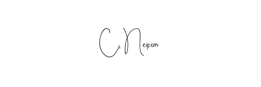 Make a beautiful signature design for name C. Nelson. With this signature (Andilay-7BmLP) style, you can create a handwritten signature for free. C. Nelson signature style 4 images and pictures png