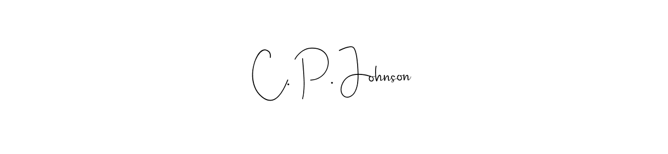 Check out images of Autograph of C. P. Johnson name. Actor C. P. Johnson Signature Style. Andilay-7BmLP is a professional sign style online. C. P. Johnson signature style 4 images and pictures png