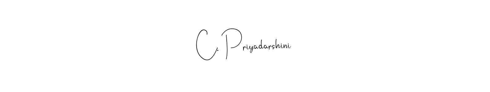 How to make C. Priyadarshini signature? Andilay-7BmLP is a professional autograph style. Create handwritten signature for C. Priyadarshini name. C. Priyadarshini signature style 4 images and pictures png