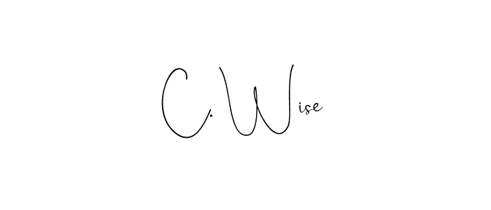 How to make C. Wise signature? Andilay-7BmLP is a professional autograph style. Create handwritten signature for C. Wise name. C. Wise signature style 4 images and pictures png