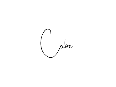 Design your own signature with our free online signature maker. With this signature software, you can create a handwritten (Andilay-7BmLP) signature for name Cabe. Cabe signature style 4 images and pictures png