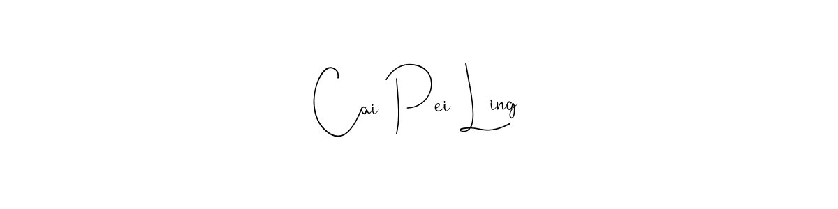 Design your own signature with our free online signature maker. With this signature software, you can create a handwritten (Andilay-7BmLP) signature for name Cai Pei Ling. Cai Pei Ling signature style 4 images and pictures png