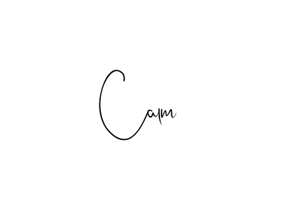 Make a beautiful signature design for name Calm. Use this online signature maker to create a handwritten signature for free. Calm signature style 4 images and pictures png