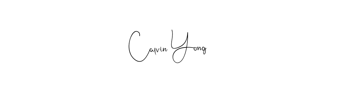 Make a beautiful signature design for name Calvin Yong. With this signature (Andilay-7BmLP) style, you can create a handwritten signature for free. Calvin Yong signature style 4 images and pictures png