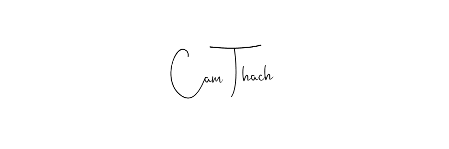 The best way (Andilay-7BmLP) to make a short signature is to pick only two or three words in your name. The name Cam Thach include a total of six letters. For converting this name. Cam Thach signature style 4 images and pictures png