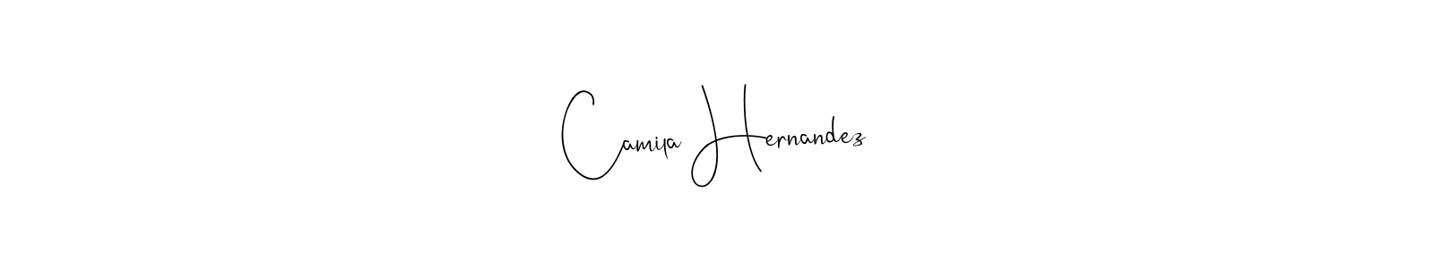 Make a short Camila Hernandez signature style. Manage your documents anywhere anytime using Andilay-7BmLP. Create and add eSignatures, submit forms, share and send files easily. Camila Hernandez signature style 4 images and pictures png