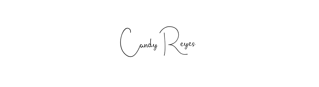 Create a beautiful signature design for name Candy Reyes. With this signature (Andilay-7BmLP) fonts, you can make a handwritten signature for free. Candy Reyes signature style 4 images and pictures png
