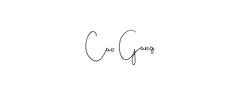 Design your own signature with our free online signature maker. With this signature software, you can create a handwritten (Andilay-7BmLP) signature for name Cao Gang. Cao Gang signature style 4 images and pictures png