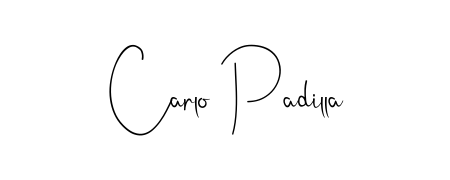 The best way (Andilay-7BmLP) to make a short signature is to pick only two or three words in your name. For converting this name Carlo Padilla. Carlo Padilla signature style 4 images and pictures png