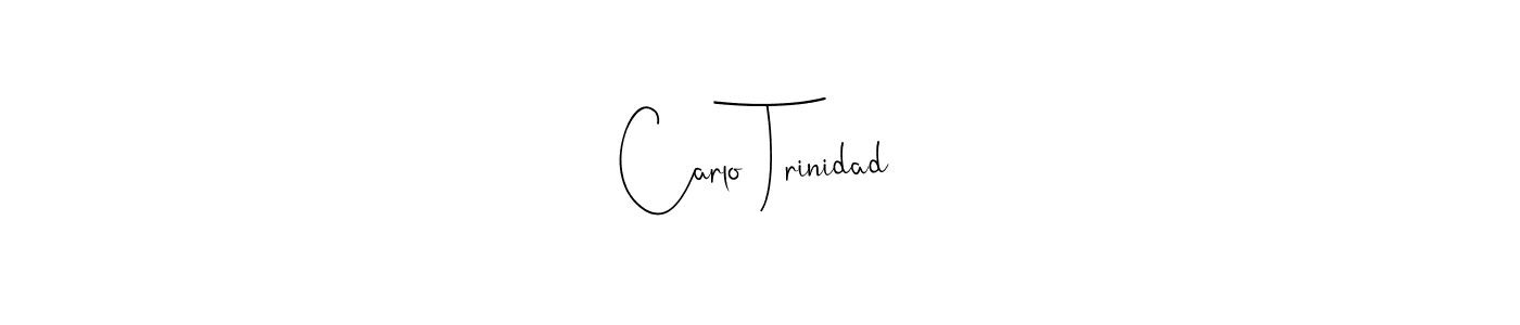 Carlo Trinidad stylish signature style. Best Handwritten Sign (Andilay-7BmLP) for my name. Handwritten Signature Collection Ideas for my name Carlo Trinidad. Carlo Trinidad signature style 4 images and pictures png