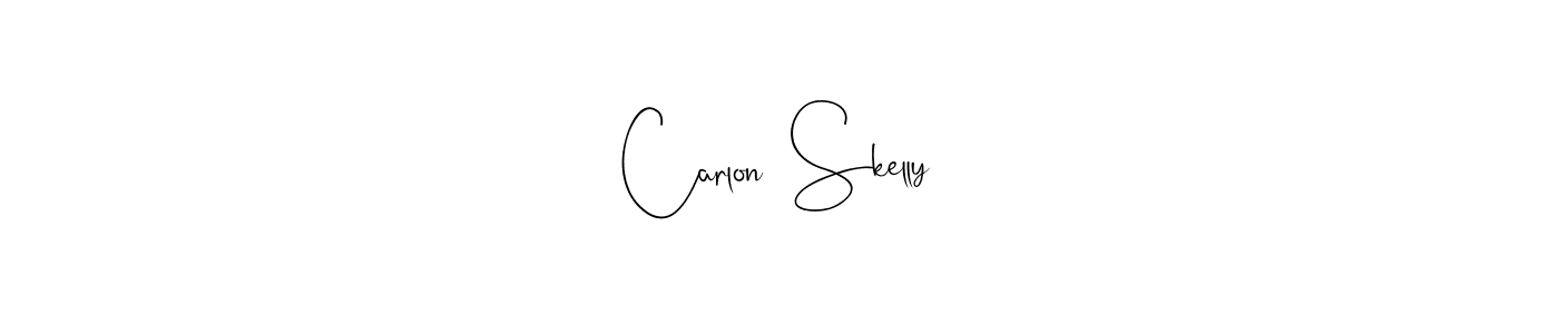 The best way (Andilay-7BmLP) to make a short signature is to pick only two or three words in your name. The name Carlon  Skelly include a total of six letters. For converting this name. Carlon  Skelly signature style 4 images and pictures png