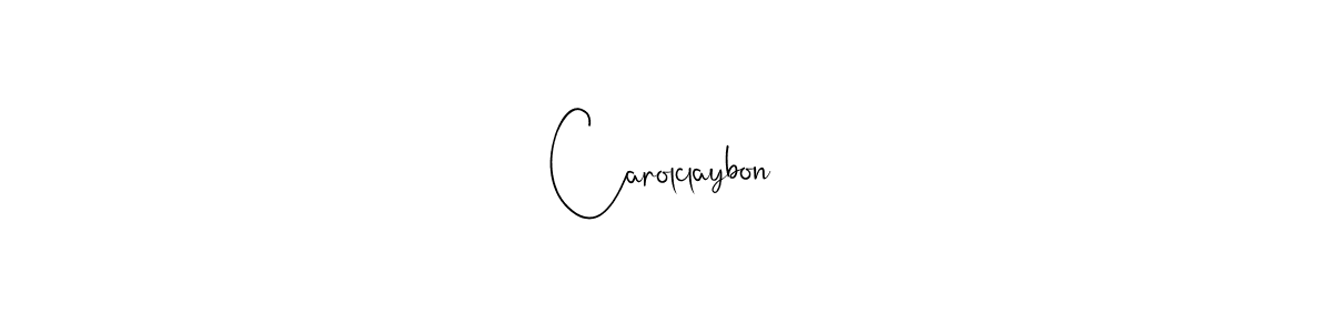 The best way (Andilay-7BmLP) to make a short signature is to pick only two or three words in your name. The name Carolclaybon include a total of six letters. For converting this name. Carolclaybon signature style 4 images and pictures png