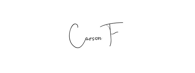 How to make Carson F signature? Andilay-7BmLP is a professional autograph style. Create handwritten signature for Carson F name. Carson F signature style 4 images and pictures png