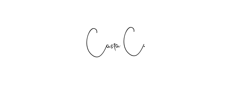 Casta C. stylish signature style. Best Handwritten Sign (Andilay-7BmLP) for my name. Handwritten Signature Collection Ideas for my name Casta C.. Casta C. signature style 4 images and pictures png