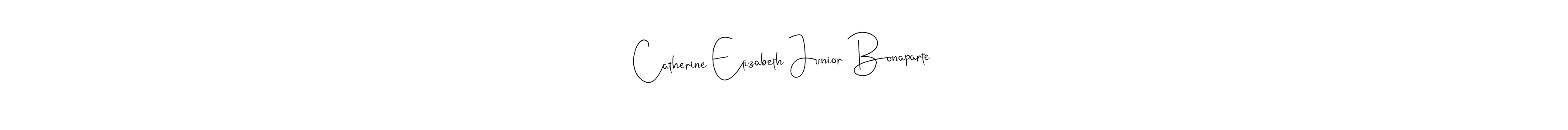 Once you've used our free online signature maker to create your best signature Andilay-7BmLP style, it's time to enjoy all of the benefits that Catherine Elizabeth Junior Bonaparte name signing documents. Catherine Elizabeth Junior Bonaparte signature style 4 images and pictures png
