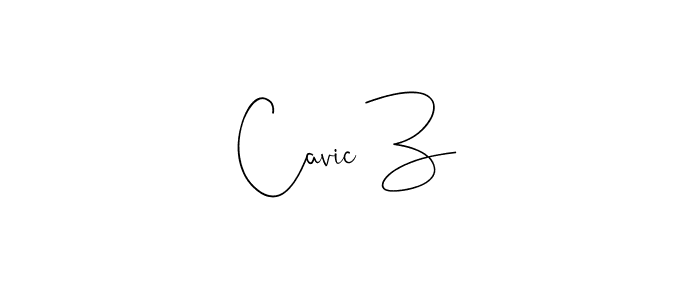 How to make Cavic Z name signature. Use Andilay-7BmLP style for creating short signs online. This is the latest handwritten sign. Cavic Z signature style 4 images and pictures png