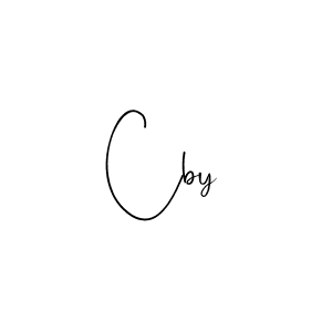 How to make Cby name signature. Use Andilay-7BmLP style for creating short signs online. This is the latest handwritten sign. Cby signature style 4 images and pictures png