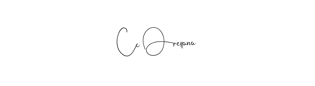 Also we have Cc Orellana name is the best signature style. Create professional handwritten signature collection using Andilay-7BmLP autograph style. Cc Orellana signature style 4 images and pictures png