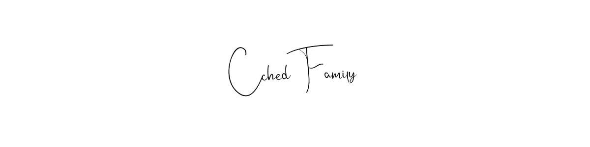 How to make Cched Family signature? Andilay-7BmLP is a professional autograph style. Create handwritten signature for Cched Family name. Cched Family signature style 4 images and pictures png