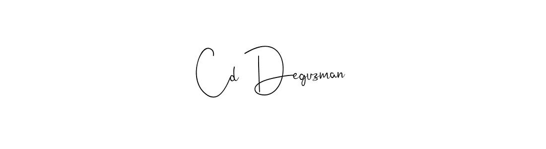 Use a signature maker to create a handwritten signature online. With this signature software, you can design (Andilay-7BmLP) your own signature for name Cd Deguzman. Cd Deguzman signature style 4 images and pictures png