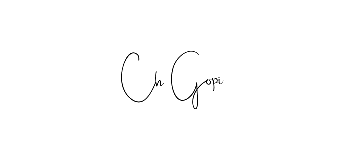 You can use this online signature creator to create a handwritten signature for the name Ch Gopi. This is the best online autograph maker. Ch Gopi signature style 4 images and pictures png