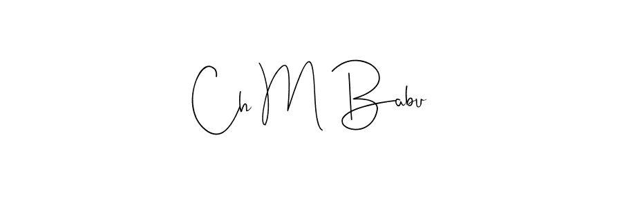 Andilay-7BmLP is a professional signature style that is perfect for those who want to add a touch of class to their signature. It is also a great choice for those who want to make their signature more unique. Get Ch M Babu name to fancy signature for free. Ch M Babu signature style 4 images and pictures png