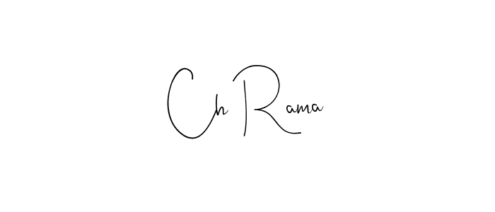 Use a signature maker to create a handwritten signature online. With this signature software, you can design (Andilay-7BmLP) your own signature for name Ch Rama. Ch Rama signature style 4 images and pictures png