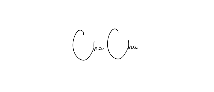 if you are searching for the best signature style for your name Cha Cha. so please give up your signature search. here we have designed multiple signature styles  using Andilay-7BmLP. Cha Cha signature style 4 images and pictures png