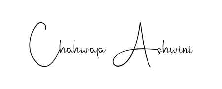 Looking for an artistic signature for Chahwala Ashwini? The Andilay-7BmLP calligraphy style gives a sophisticated flow suitable for business cards and emails. Chahwala Ashwini signature style 4 images and pictures png
