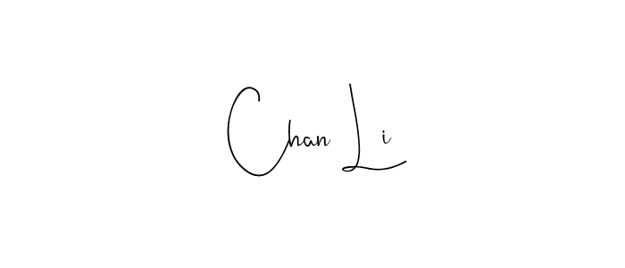 Use a signature maker to create a handwritten signature online. With this signature software, you can design (Andilay-7BmLP) your own signature for name Chan Li. Chan Li signature style 4 images and pictures png