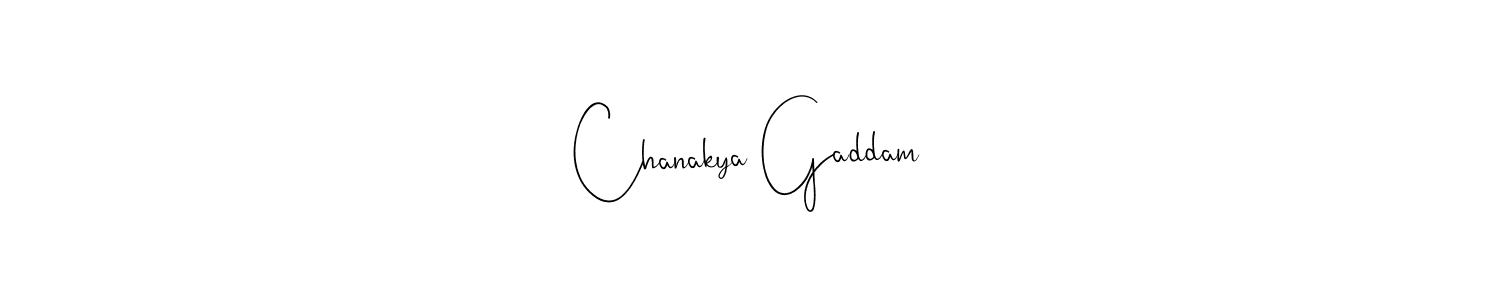 if you are searching for the best signature style for your name Chanakya Gaddam. so please give up your signature search. here we have designed multiple signature styles  using Andilay-7BmLP. Chanakya Gaddam signature style 4 images and pictures png