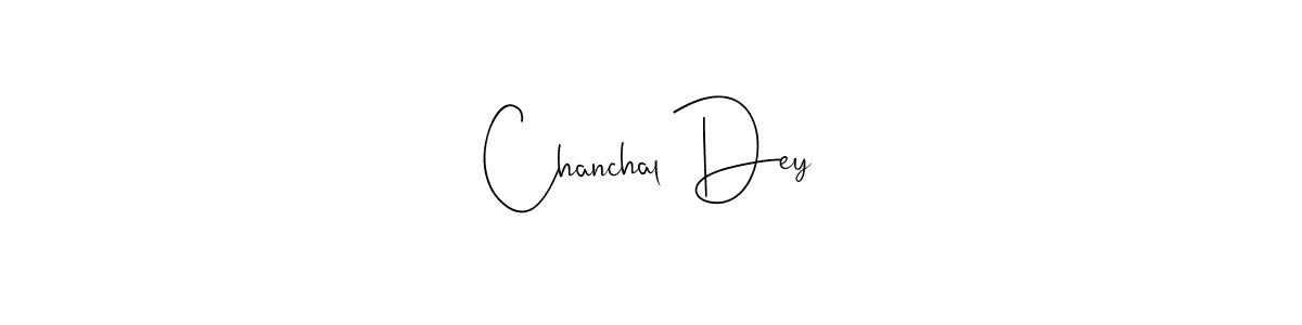 You should practise on your own different ways (Andilay-7BmLP) to write your name (Chanchal Dey) in signature. don't let someone else do it for you. Chanchal Dey signature style 4 images and pictures png