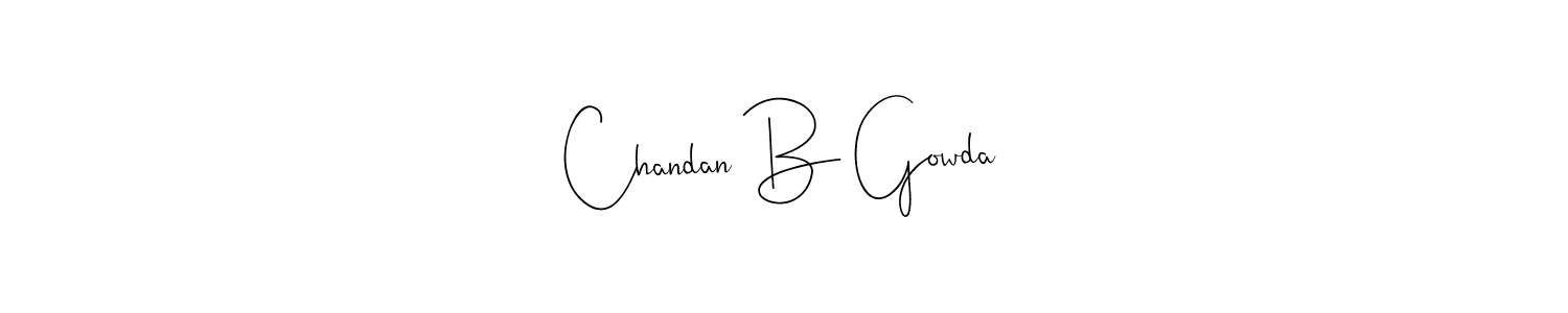 The best way (Andilay-7BmLP) to make a short signature is to pick only two or three words in your name. The name Chandan B Gowda include a total of six letters. For converting this name. Chandan B Gowda signature style 4 images and pictures png