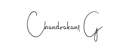 Enhance your business communications with Chandrakant G signature in Andilay-7BmLP lettering. Clean, modern, and universally compatible. Chandrakant G signature style 4 images and pictures png
