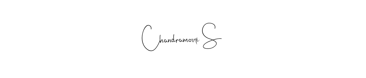 Chandramouli S stylish signature style. Best Handwritten Sign (Andilay-7BmLP) for my name. Handwritten Signature Collection Ideas for my name Chandramouli S. Chandramouli S signature style 4 images and pictures png