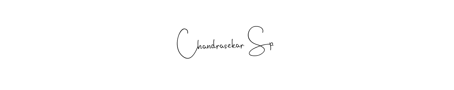 The best way (Andilay-7BmLP) to make a short signature is to pick only two or three words in your name. The name Chandrasekar Sp include a total of six letters. For converting this name. Chandrasekar Sp signature style 4 images and pictures png