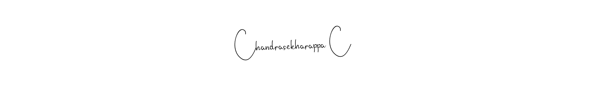 How to make Chandrasekharappa C signature? Andilay-7BmLP is a professional autograph style. Create handwritten signature for Chandrasekharappa C name. Chandrasekharappa C signature style 4 images and pictures png