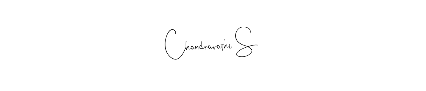 if you are searching for the best signature style for your name Chandravathi S. so please give up your signature search. here we have designed multiple signature styles  using Andilay-7BmLP. Chandravathi S signature style 4 images and pictures png