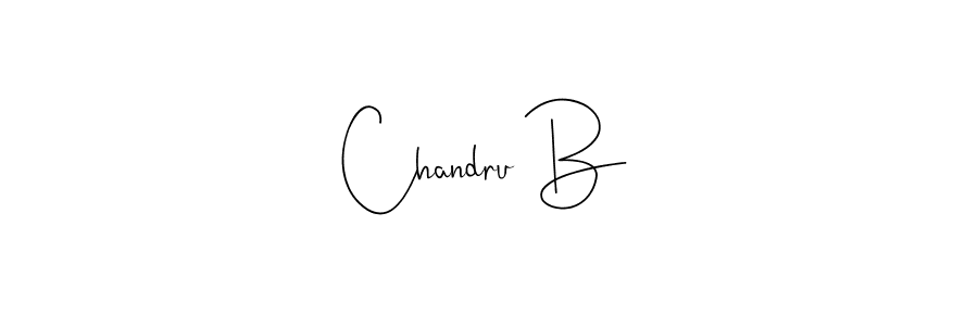 It looks lik you need a new signature style for name Chandru B. Design unique handwritten (Andilay-7BmLP) signature with our free signature maker in just a few clicks. Chandru B signature style 4 images and pictures png